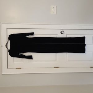 Full length velvet dress